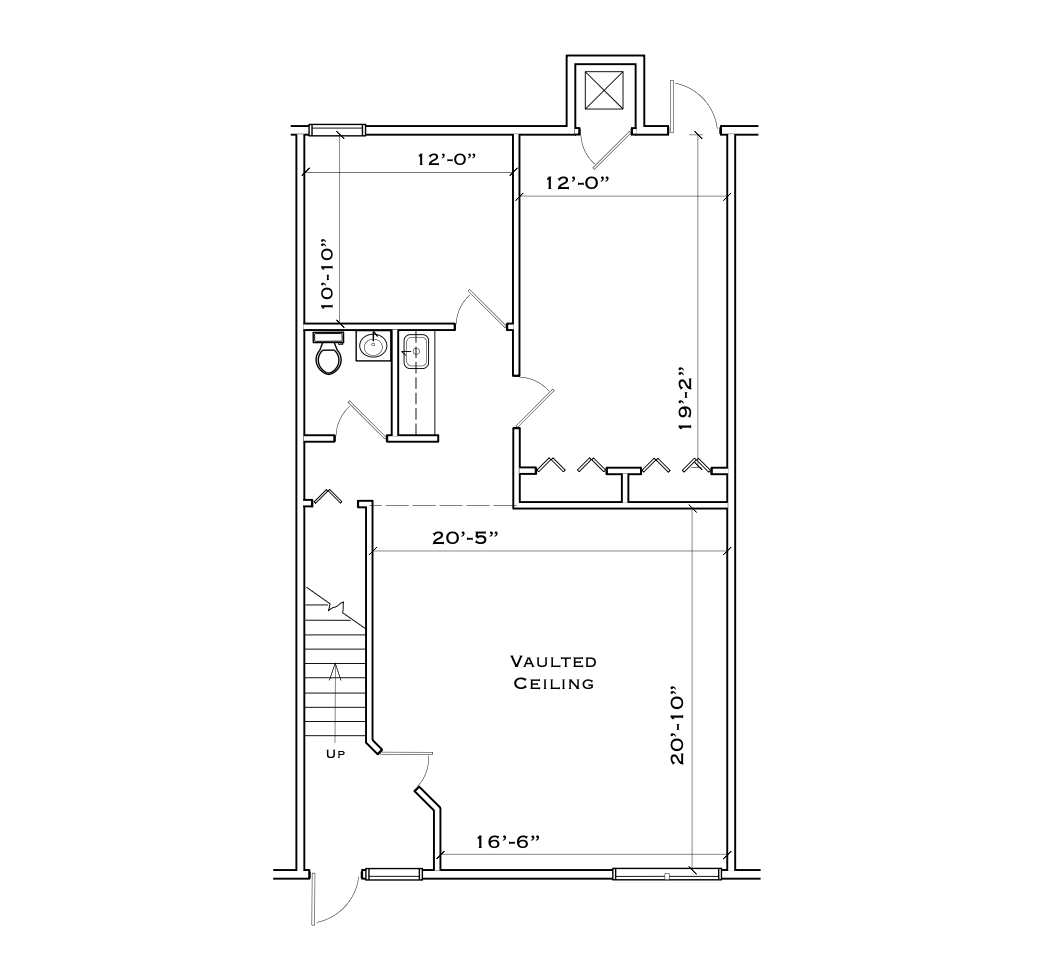 Twin Ponds Executive Campus - Floor Plan 803A - 1,066 square feet